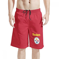 Men's Pittsburgh Steelers Red NFL Shorts 