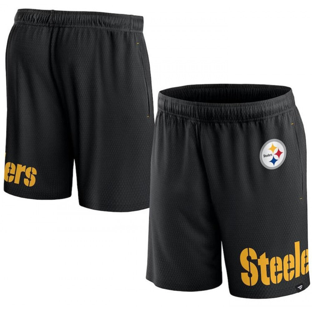 Men's Pittsburgh Steelers Black Shorts 