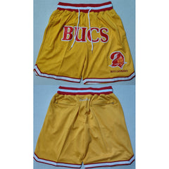 Men's Tampa Bay Buccaneers Yellow Shorts (Run Smaller) 