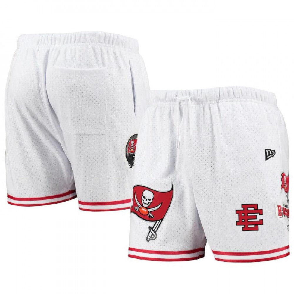 Men's Tampa Bay Buccaneers Pro White/Red Shorts 001 