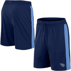 Men's Tennessee Titans Navy Performance Shorts 