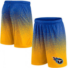 Men's Tennessee Titans Royal/Yellow Ombre Shorts 