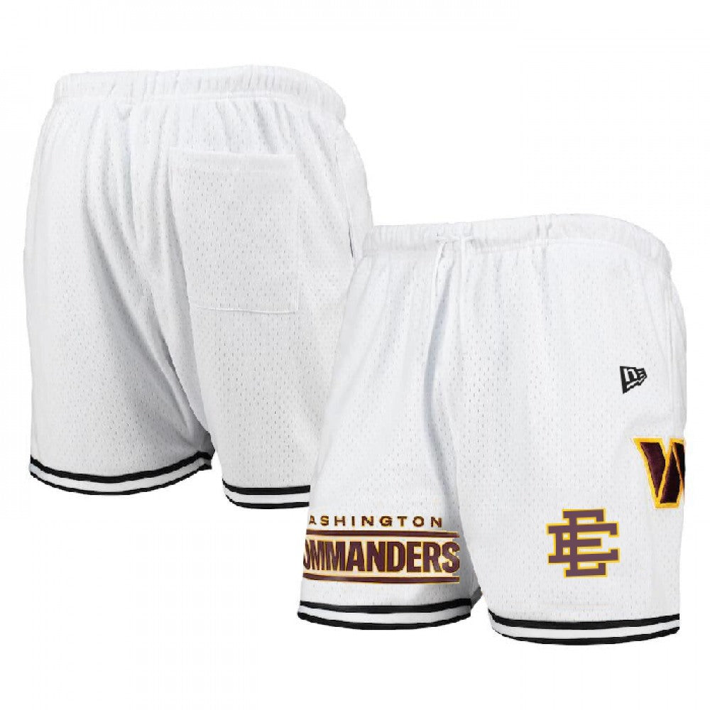 Men's Washington Commanders Pro White/Red Shorts 001 