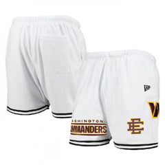 Men's Washington Commanders Pro White/Red Shorts 001 