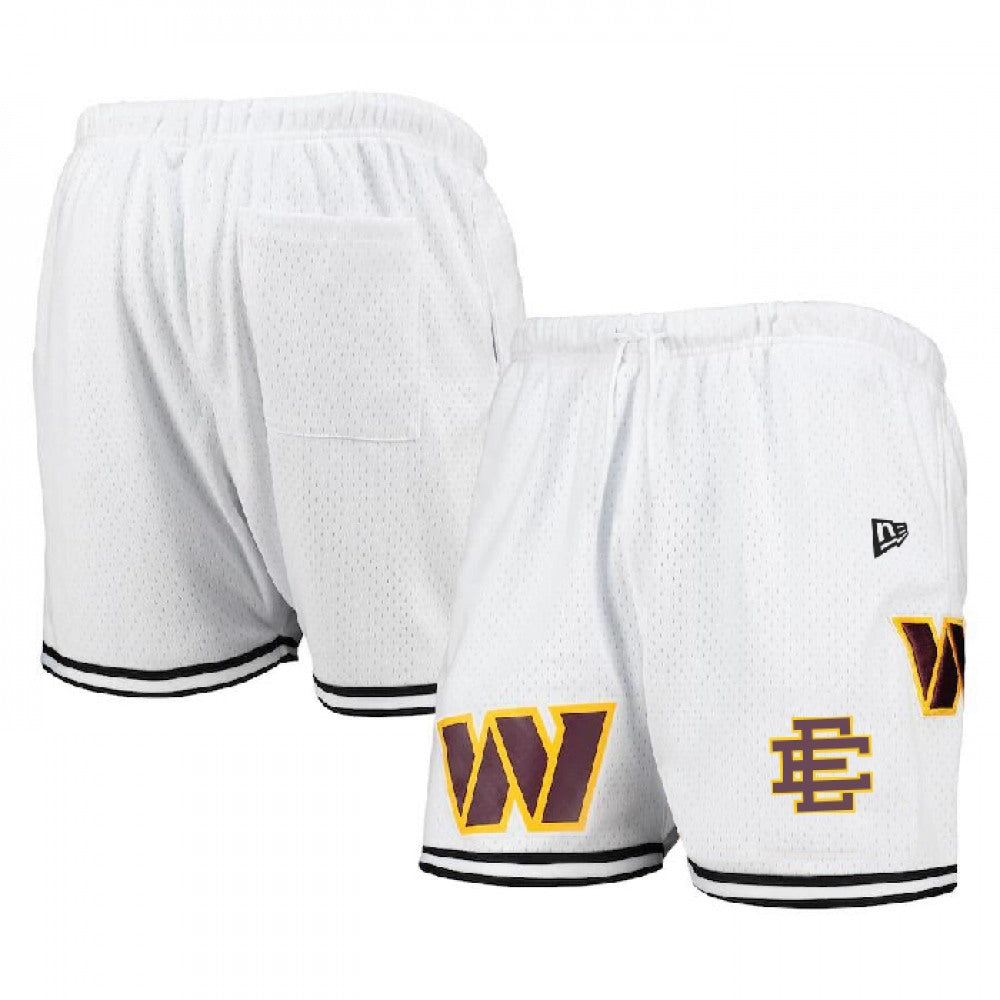 Men's Washington Commanders Pro White/Red Shorts 