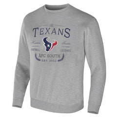 Men's Houston Texans Gray Darius Rucker Collection Pullover Sweatshirt 