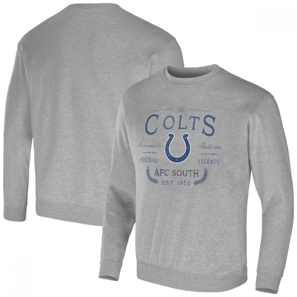 Men's Indianapolis Colts Gray Darius Rucker Collection Pullover Sweatshirt 