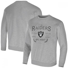 Men's Las Vegas Raiders Gray Darius Rucker Collection Pullover Sweatshirt 