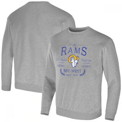Men's Los Angeles Rams Gray Darius Rucker Collection Pullover Sweatshirt 