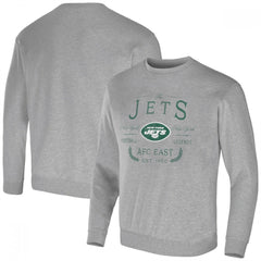 Men's New York Jets Gray Darius Rucker Collection Pullover Sweatshirt 