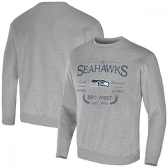 Men's Seattle Seahawks Gray Darius Rucker Collection Pullover Sweatshirt 