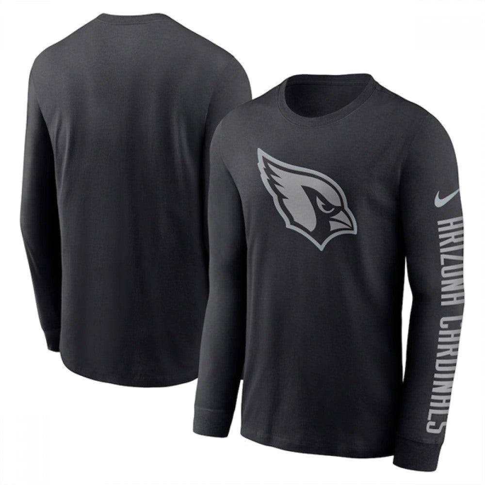 Men's Arizona Cardinals Black Long Sleeve T-Shirt 