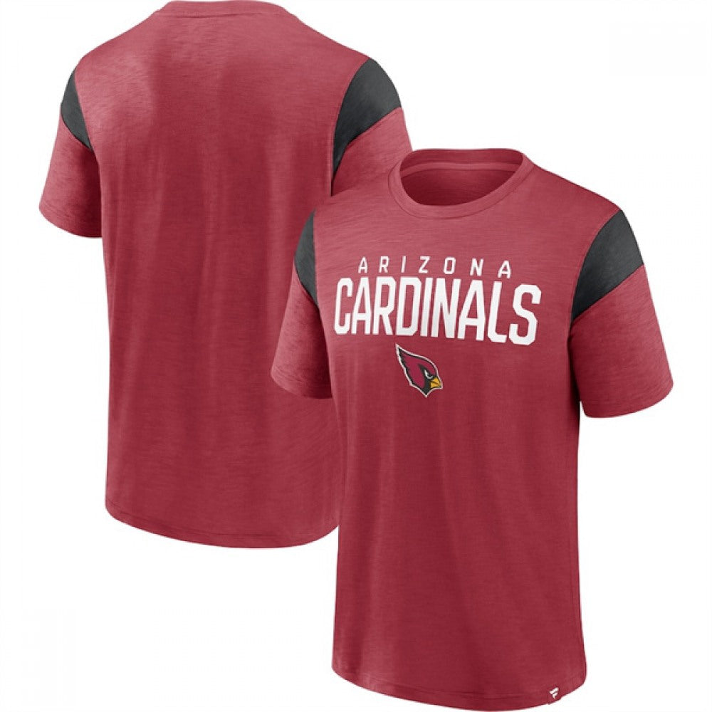 Men's Arizona Cardinals Red/Black Home Stretch Team T-Shirt 