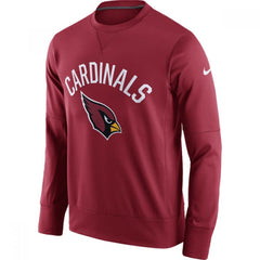 Men's Arizona Cardinals Red Sideline Circuit Performance Sweatshirt 