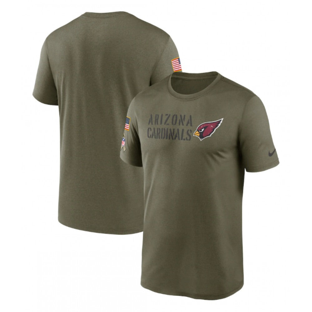 Men's Arizona Cardinals Olive 2022 Salute to Service Legend Team T-Shirt 