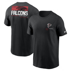 Men's Atlanta Falcons Black Team Incline T-Shirt 