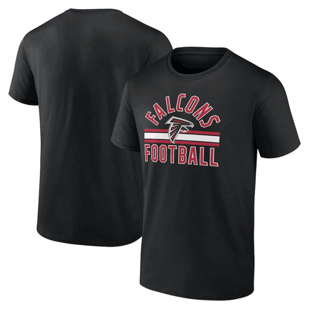 Men's Atlanta Falcons Black Arch Stripe T-Shirt 