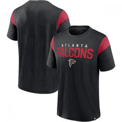Men's Atlanta Falcons Black/Red Home Stretch Team T-Shirt 