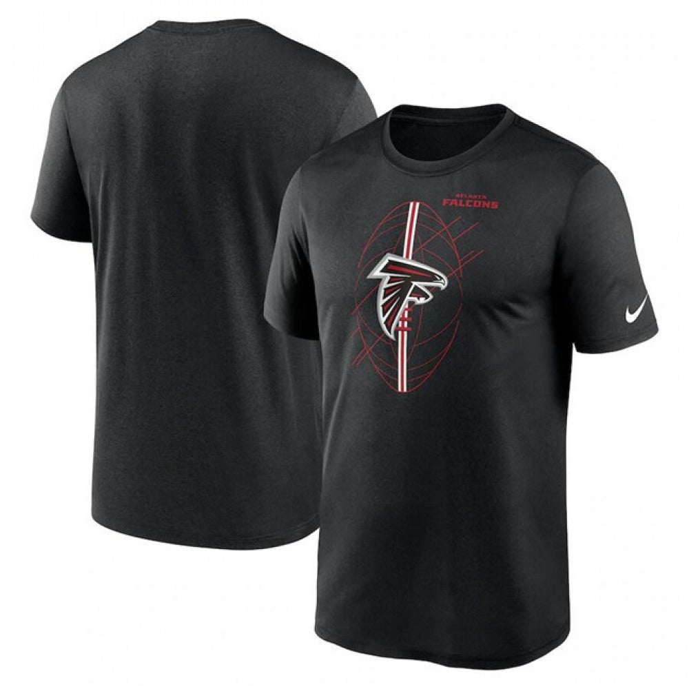 Men's Atlanta Falcons Black Legend Icon Performance T-Shirt 