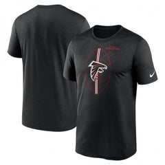Men's Atlanta Falcons Black Legend Icon Performance T-Shirt 