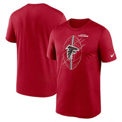 Men's Atlanta Falcons Red Legend Icon Performance T-Shirt 