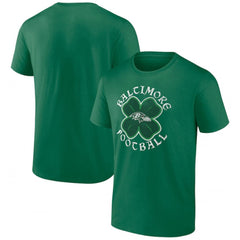 Men's Baltimore Ravens Kelly Green St. Patrick's Day Celtic T-Shirt 