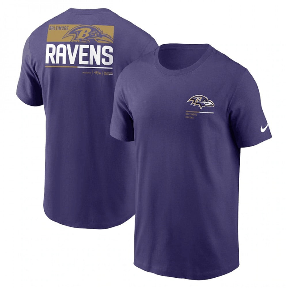 Men's Baltimore Ravens Purple Team Incline T-Shirt 