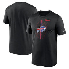 Men's Buffalo Bills Black Legend Icon Performance T-Shirt 