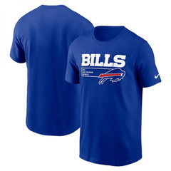 Men's Buffalo Bills Blue Division Essential T-Shirt 
