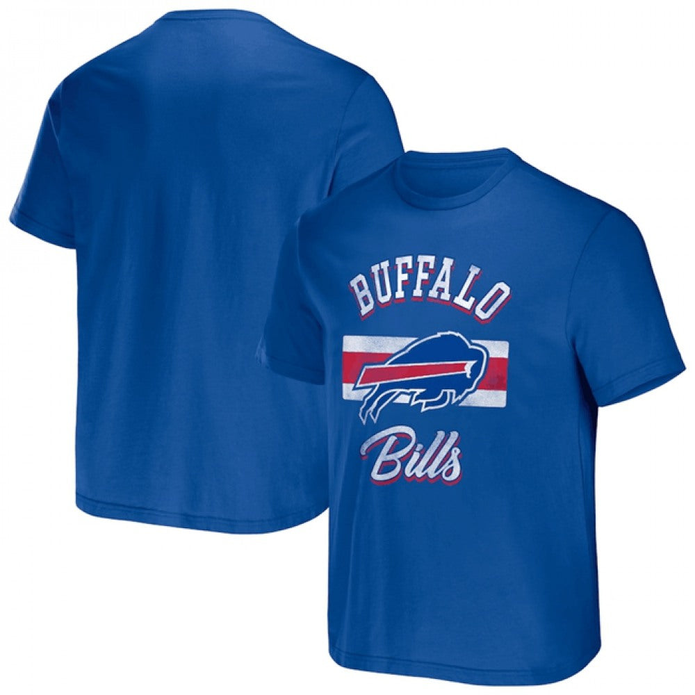 Men's Buffalo Bills Blue x Darius Rucker Collection Stripe T-Shirt 