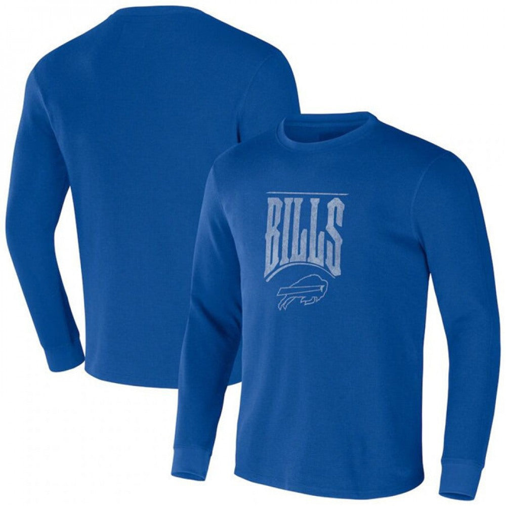 Men's Buffalo Bills X Darius Rucker Collection Royal Long Sleeve Thermal T-Shirt 