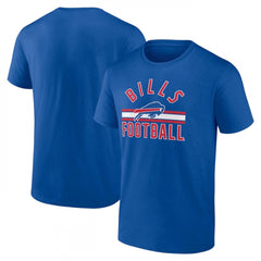 Men's Buffalo Bills Royal Arch Stripe T-Shirt 