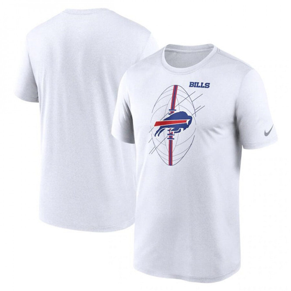 Men's Buffalo Bills White Legend Icon Performance T-Shirt 