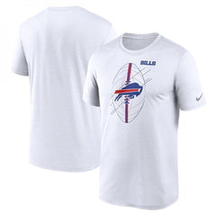 Men's Buffalo Bills White Legend Icon Performance T-Shirt 