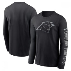 Men's Carolina Panthers Black Long Sleeve T-Shirt 
