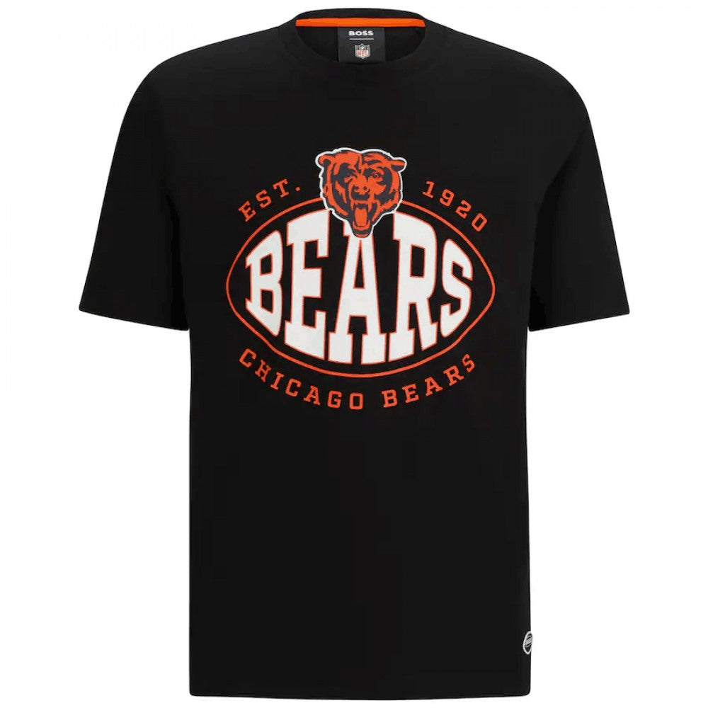 Men's Chicago Bears Black BOSS X Trap T-Shirt 