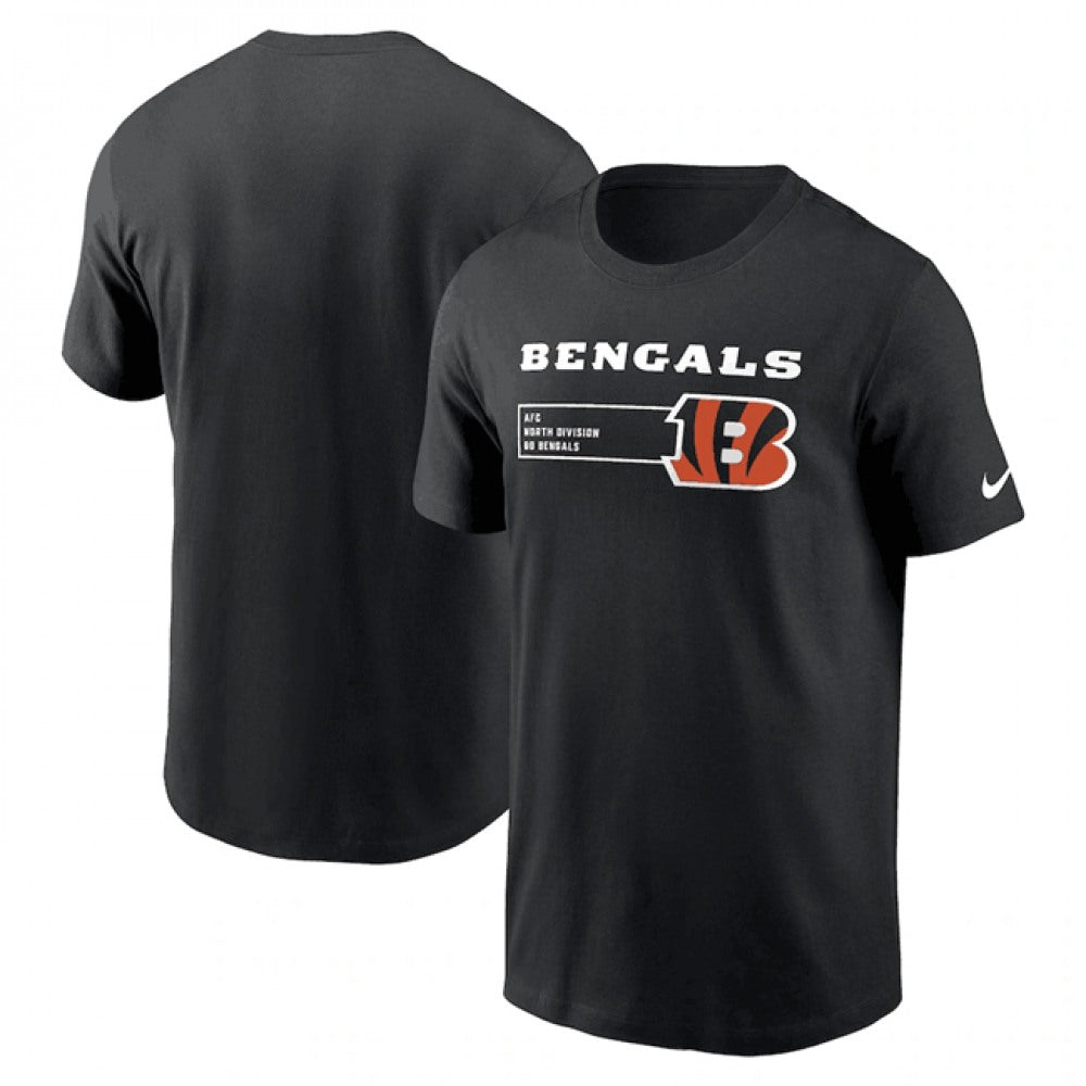 Men's Cincinnati Bengals Black Division Essential T-Shirt 