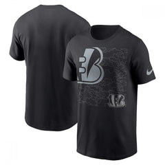 Men's Cincinnati Bengals Black T-Shirt 