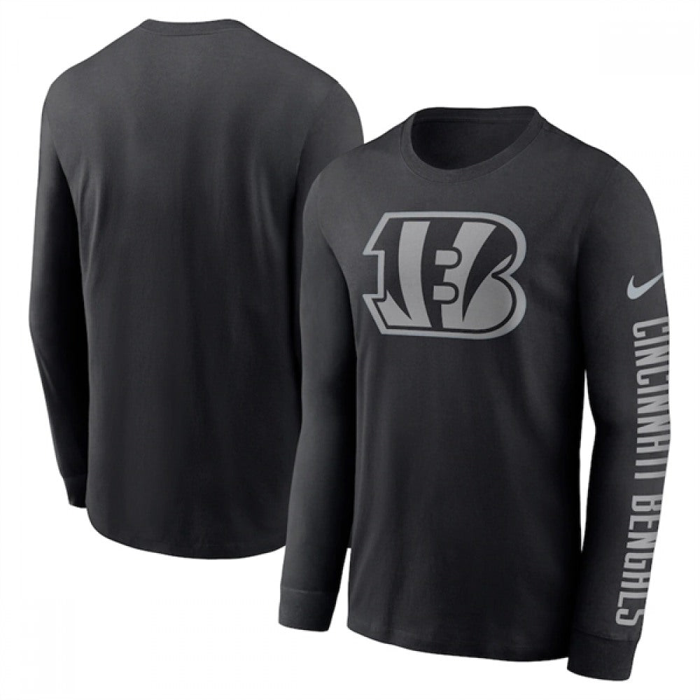 Men's Cincinnati Bengals Black Long Sleeve T-Shirt 