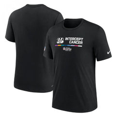 Men's Cincinnati Bengals 2022 Black Crucial Catch Performance T-Shirt 