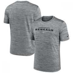 Men's Cincinnati Bengals Gray Velocity Performance T-Shirt 