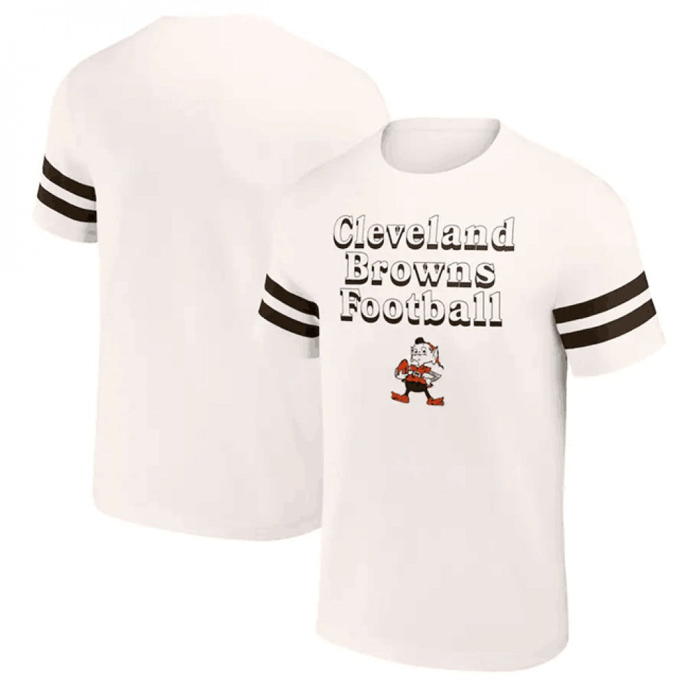 Men's Cleveland Browns Cream x Darius Rucker Collection Vintage T-Shirt 
