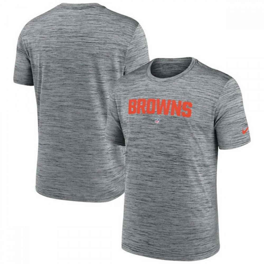 Men's Cleveland Browns Grey Velocity Performance T-Shirt 