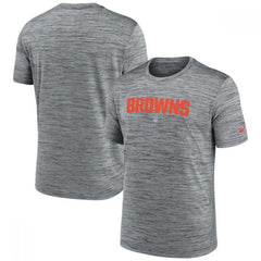 Men's Cleveland Browns Grey Velocity Performance T-Shirt 