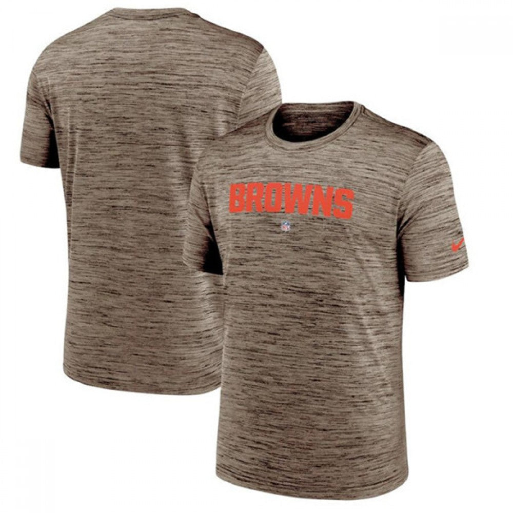 Men's Cleveland Browns Brown Velocity Performance T-Shirt 