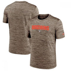 Men's Cleveland Browns Brown Velocity Performance T-Shirt 