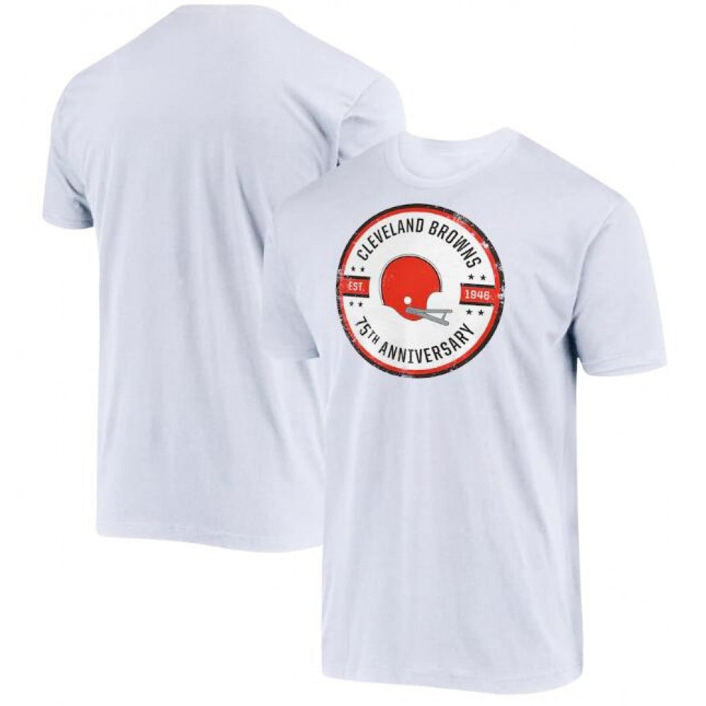 Men's Cleveland Browns 2021 Grey 75th Anniversary T-Shirt 