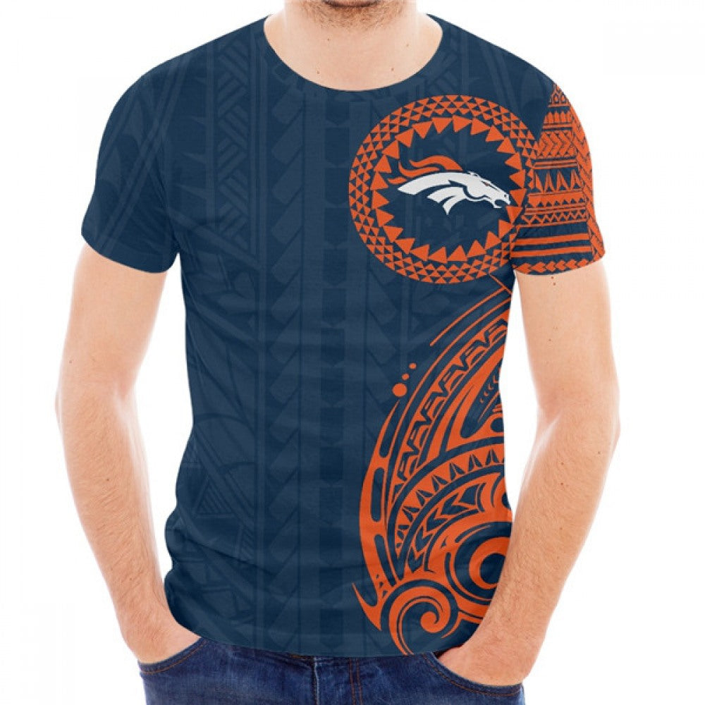 Men's Denver Broncos Navy T-Shirt 