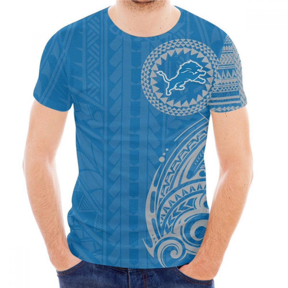 Men's Detroit Lions Blue T-Shirt 