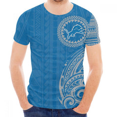 Men's Detroit Lions Blue T-Shirt 